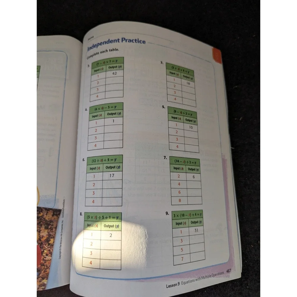 McGraw‎ Hill Education My Math Paperback Workbooks Volume 1
